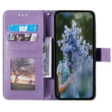 SKALO Samsung A35 5G Mandala Plånboksfodral - Lila