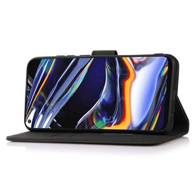 SKALO Samsung A35 5G KHAZNEH Plånboksfodral i PU-Läder - Svart