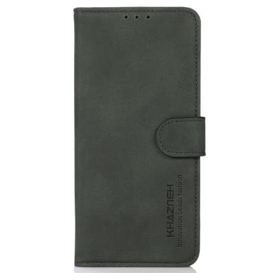SKALO Samsung A35 5G KHAZNEH Plånboksfodral i PU-Läder - Grön