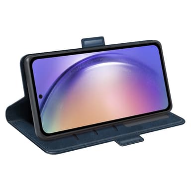 SKALO Samsung A55 5G Premium Plånboksfodral - Blå