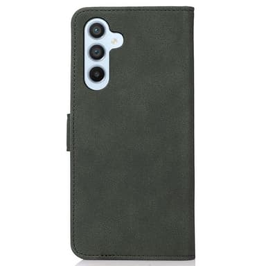 SKALO Samsung A35 5G KHAZNEH Plånboksfodral i PU-Läder - Grön