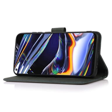 SKALO Samsung A35 5G KHAZNEH Plånboksfodral i PU-Läder - Grön