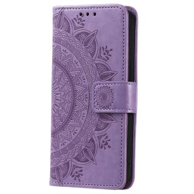 SKALO Samsung A55 5G Mandala Plånboksfodral - Lila