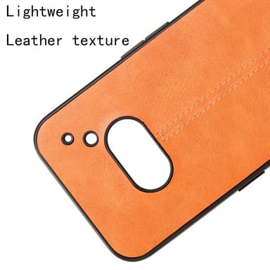 SKALO Nothing Phone (2a) PU-Läder Hybrid Skal - Orange