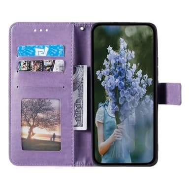 SKALO Samsung A55 5G Mandala Plånboksfodral - Lila