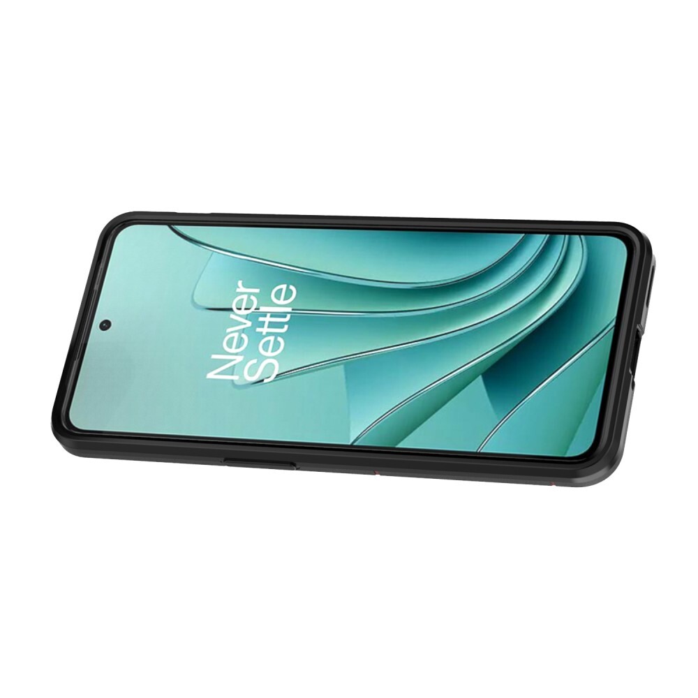 SKALO OnePlus Nord 3 5G / Ace 2V Armor Hybrid Metallring skal - Svart