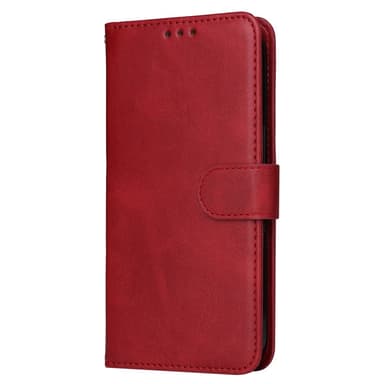 SKALO Samsung A55 5G PU-Läder Plånboksfodral - Röd