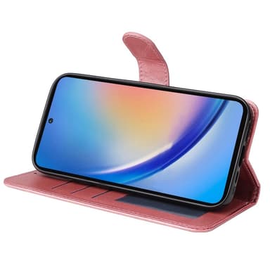 SKALO Samsung A35 5G PU-Läder Plånboksfodral - Rosa