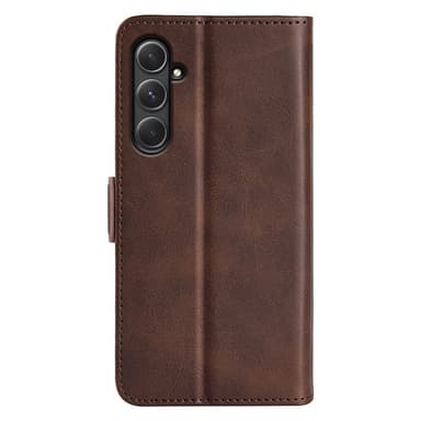 SKALO Samsung A55 5G Premium Plånboksfodral - Brun