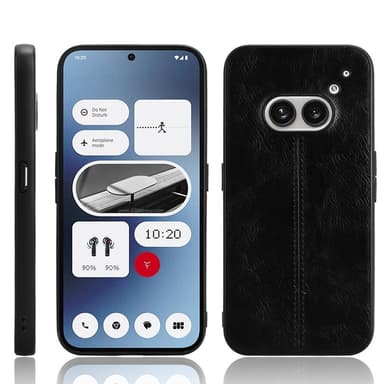 SKALO Nothing Phone (2a) PU-Läder Hybrid Skal - Svart