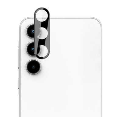 2-PACK SKALO Samsung Galaxy A55 5G 3D Linsskydd/Kameraskydd Härdat Glas - Svart