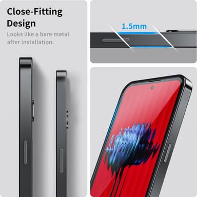 SKALO Nothing Phone (2a) Magic Shield Metall Magnetring - Svart