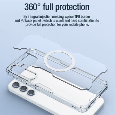 NILLKIN Samsung A55 5G Pro Series Extra strong Magnetring TPU-skal