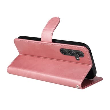 SKALO Samsung A55 5G PU-Läder Plånboksfodral - Rosa