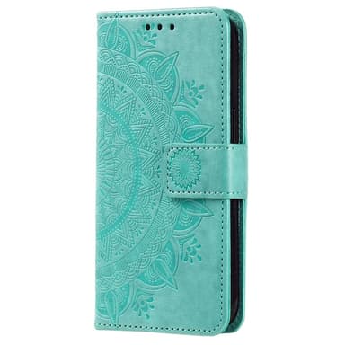 SKALO Samsung A35 5G Mandala Plånboksfodral - Turkos