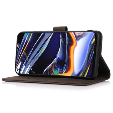 SKALO Samsung A35 5G KHAZNEH Plånboksfodral i PU-Läder - Brun