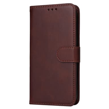 SKALO Samsung A35 5G PU-Läder Plånboksfodral - Brun