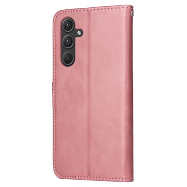 SKALO Samsung A55 5G PU-Läder Plånboksfodral - Rosa