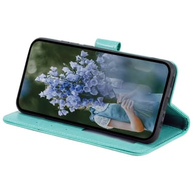 SKALO Samsung A35 5G Mandala Plånboksfodral - Turkos