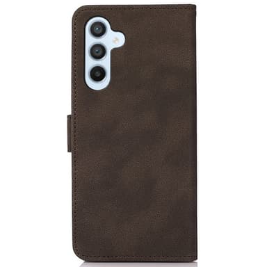 SKALO Samsung A35 5G KHAZNEH Plånboksfodral i PU-Läder - Brun