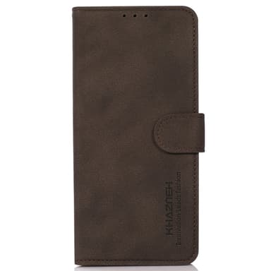 SKALO Samsung A35 5G KHAZNEH Plånboksfodral i PU-Läder - Brun