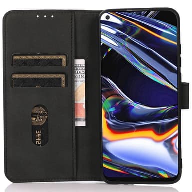 SKALO Samsung A55 5G KHAZNEH Plånboksfodral i PU-Läder - Svart