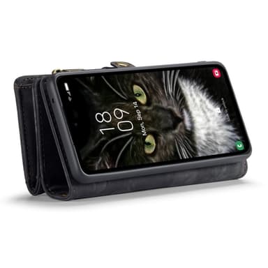 CaseMe Samsung A35 5G CaseMe Big Wallet 2in1 Magnet Plånbok - Svart