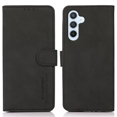 SKALO Samsung A55 5G KHAZNEH Plånboksfodral i PU-Läder - Svart