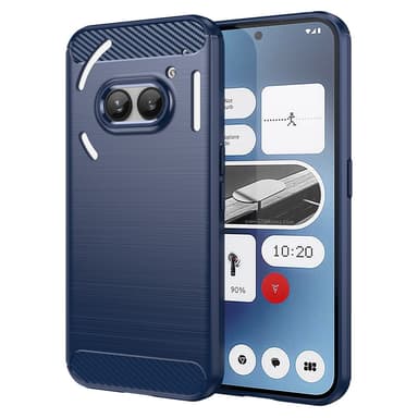 SKALO Nothing Phone (2a) Armor Carbon Stöttåligt TPU-skal - Blå
