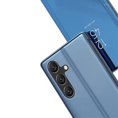SKALO Samsung A35 5G Clear View Spegel fodral - Blå