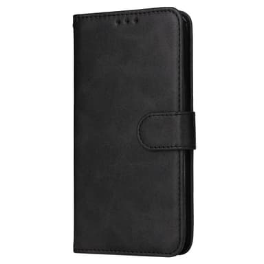 SKALO Samsung A35 5G PU-Läder Plånboksfodral - Svart