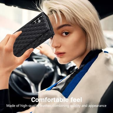 SKALO Samsung A55 5G Evelope Clutch 8-Fack - Svart