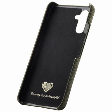 SKALO Samsung A55 5G PU-Läder Litchi Skal - Grön