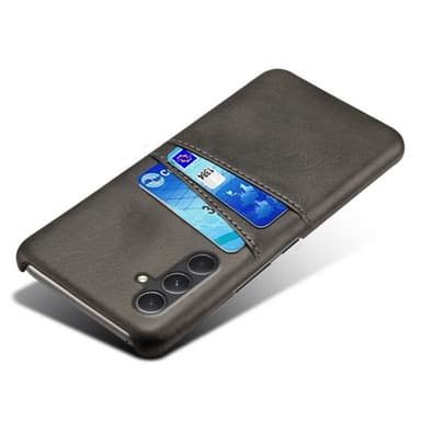 SKALO Samsung A55 5G PU Läder Skal med Korthållare/Plånbok - Svart