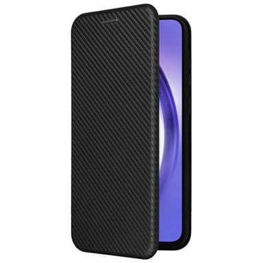 SKALO Samsung A55 5G Carbon Fiber Plånboksfodral - Svart
