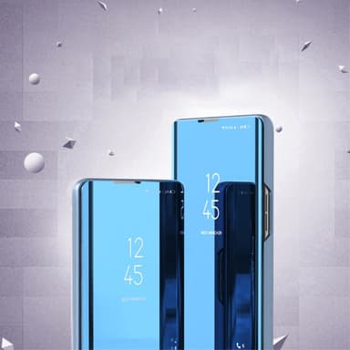 SKALO Samsung A35 5G Clear View Spegel fodral - Guld