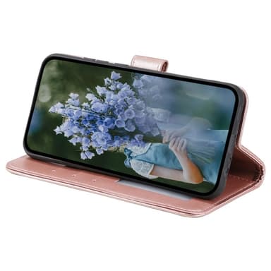 SKALO Samsung A35 5G Mandala Plånboksfodral - Roséguld