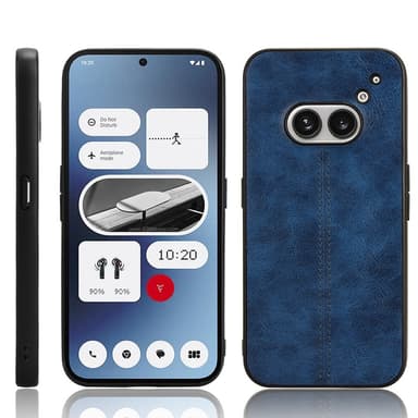 SKALO Nothing Phone (2a) PU-Läder Hybrid Skal - Blå