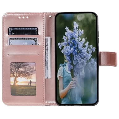 SKALO Samsung A35 5G Mandala Plånboksfodral - Roséguld