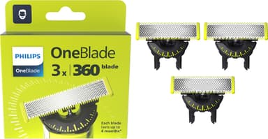Philips OneBlade 360 rakblad QP430/50 (3-pk)