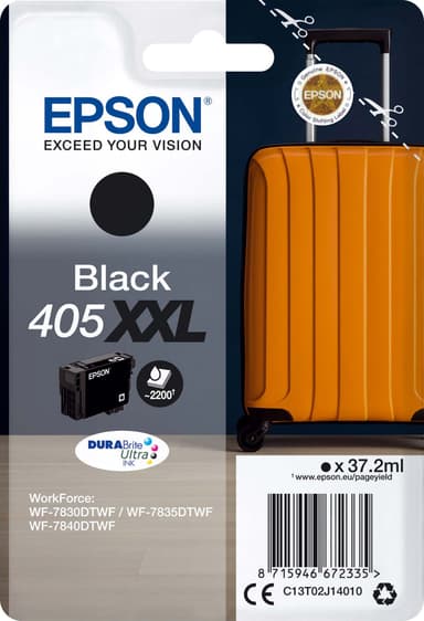 EPSON 405XXL bläckpatron (svart)