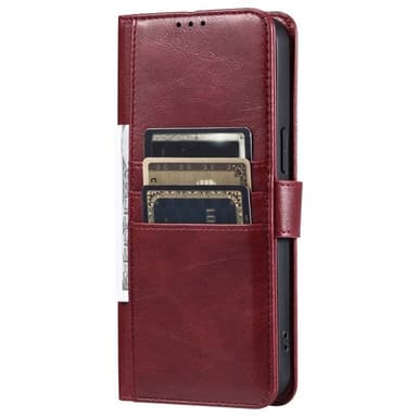 Plånboksfodral 6-kort Sony Xperia 10 VI - Vinröd