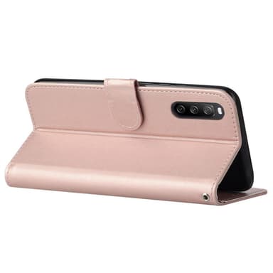 SKALO Sony Xperia 10 V Plånboksfodral i PU-Läder - Roséguld