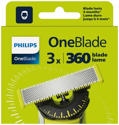 Philips OneBlade 360 rakblad QP430/50 (3-pk)