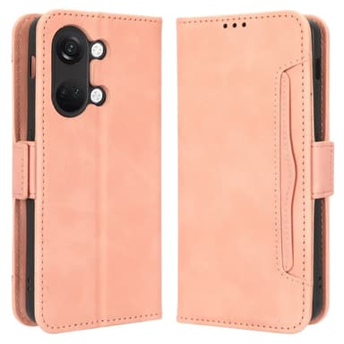 SKALO OnePlus Nord 3 5G / Ace 2V 6-FACK Plånboksfodral - Rosa