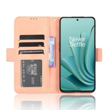 SKALO OnePlus Nord 3 5G / Ace 2V 6-FACK Plånboksfodral - Rosa