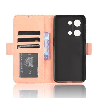 SKALO OnePlus Nord 3 5G / Ace 2V 6-FACK Plånboksfodral - Rosa