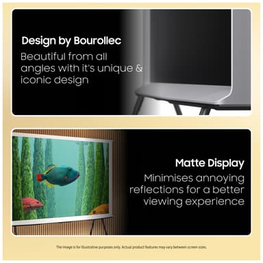 Samsung 43" LS01D The Serif 4K QLED Smart TV (2024, murgröna)