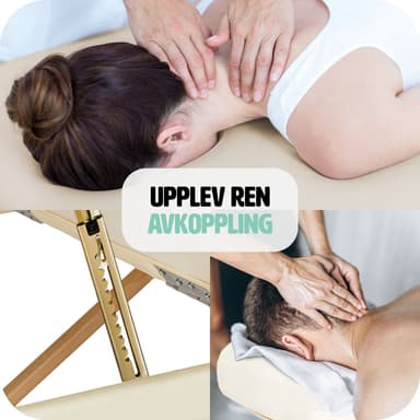 tectake 3-zons massagebänk Sawsan oval med 5 cm stoppning och träram - beige