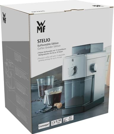 WMF Stelio kaffekvarn, rostfritt stål